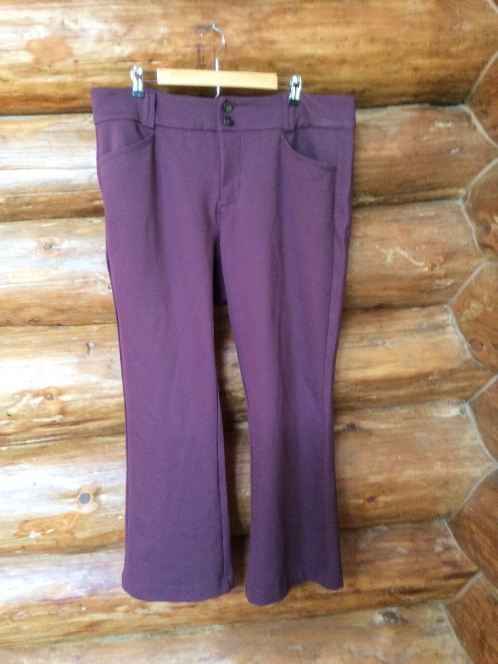 Torrid Studio Trouser Bootcut Ponte Mid-Rise Stretch Pants Career Size 22S